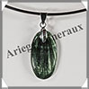 SERAPHINITE - Pendentif Argent - Ovale - 30x14 mm - W032 Russie