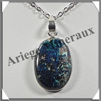 SHATTUCKITE - Pendentif Argent - Ovale - 24x16 mm - W001
