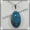 SHATTUCKITE - Pendentif Argent - Ovale - 32x18 mm - W002 Namibie