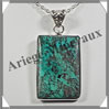 SHATTUCKITE - Pendentif Argent - Rectangle - 35x25 mm - W003 Namibie