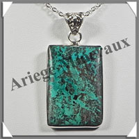 SHATTUCKITE - Pendentif Argent - Rectangle - 35x25 mm - W003