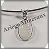 SPECTROLITE (Pierre de Lune Bleue) - Pendentif Argent - Ovale - 24x15 mm - W002 Brsil