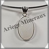 SPECTROLITE (Pierre de Lune Bleue) - Pendentif Argent - Ovale - 28x18 mm - W008 Brsil