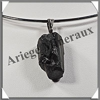 TOURMALINE NOIRE (Schorl) - Minral Brut - 30x17 mm - M005