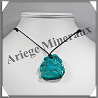 TURQUOISE (Vritable) - Pendentif - Free Form - 45x40x5 mm - C031