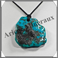TURQUOISE (Vritable) - Pendentif - Free Form - 45x40x5 mm - C031