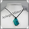 TURQUOISE (Vritable) - Pendentif - Free Form - 40x25x8 mm - V002 USA