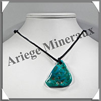 TURQUOISE (Vritable) - Pendentif - Free Form - 45x40x5 mm - V003