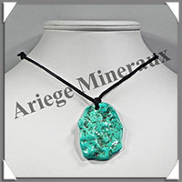 TURQUOISE (Vritable) - Pendentif - Free Form - 50x40x5 mm - V006