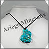 TURQUOISE (Vritable) - Pendentif - Free Form - 50x35x6 mm - V007 USA