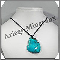 TURQUOISE (Vritable) - Pendentif - Free Form - 45x40x5 mm - V008