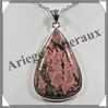 UNAKITE - Pendentif Argent - Goutte - 40x25 mm - W005 USA