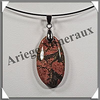 UNAKITE - Pendentif - Ovale - 35x20 mm - W007