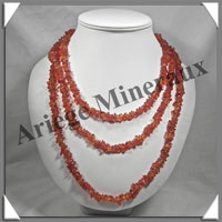 AMBRE - Sautoir Baroque Long - Petits Morceaux - Caramel - 200 cm - L001