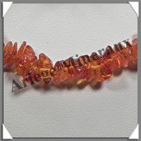 AMBRE - Sautoir Baroque Long - Petits Morceaux - Caramel - 200 cm - L001