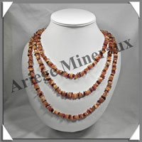 AMBRE - Sautoir Baroque Long - Petits Morceaux - Multicolore - 200 cm - L002