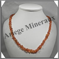 AMBRE - Sautoir Baroque - Petits Morceaux - Caramel - 70 cm - L002