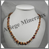 AMBRE - Sautoir Baroque - Petits Morceaux - Multicolore - 70 cm - L003