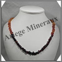 AMBRE - Sautoir Baroque - Petits Morceaux - Dgrad de Couleurs - 70 cm - L005