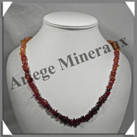 AMBRE - Sautoir Baroque - Petits Morceaux - Dgrad de Couleurs - 70 cm - L006