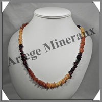 AMBRE - Sautoir Baroque - Petits Morceaux - Mlange de Couleurs - 70 cm - L008