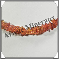 AMBRE - Sautoir Baroque - Petits Morceaux - Caramel - 68 cm - L014