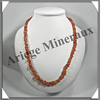 AMBRE - Sautoir Baroque - Petits Morceaux - Caramel - 68 cm - L015