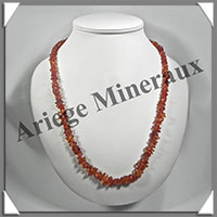 AMBRE - Sautoir Baroque - Petits Morceaux - Caramel - 64 cm - L019