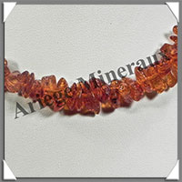 AMBRE - Sautoir Baroque - Petits Morceaux - Caramel - 64 cm - L019
