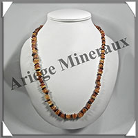 AMBRE - Sautoir Baroque - Petits Morceaux - Multicolore - 66 cm - L020