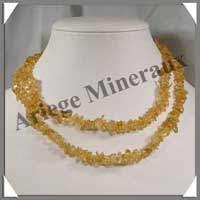 CITRINE - Sautoir Baroque - 90 cm - C31113