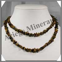 OEIL DE TIGRE - Sautoir Baroque - 80 cm - C31095