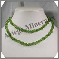 PERIDOT (Gros Morceaux) - Sautoir Baroque - 80 cm - C31091b