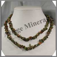 UNAKITE - Sautoir Baroque - 90 cm - MBXUK